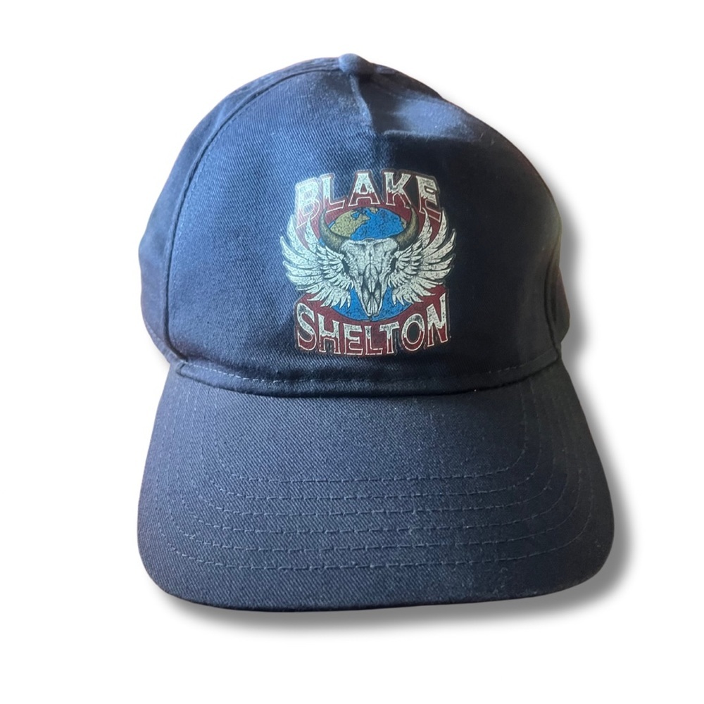 BLAKE SHELTON Concert Baseball Cap Velcro-Backing Unisex
